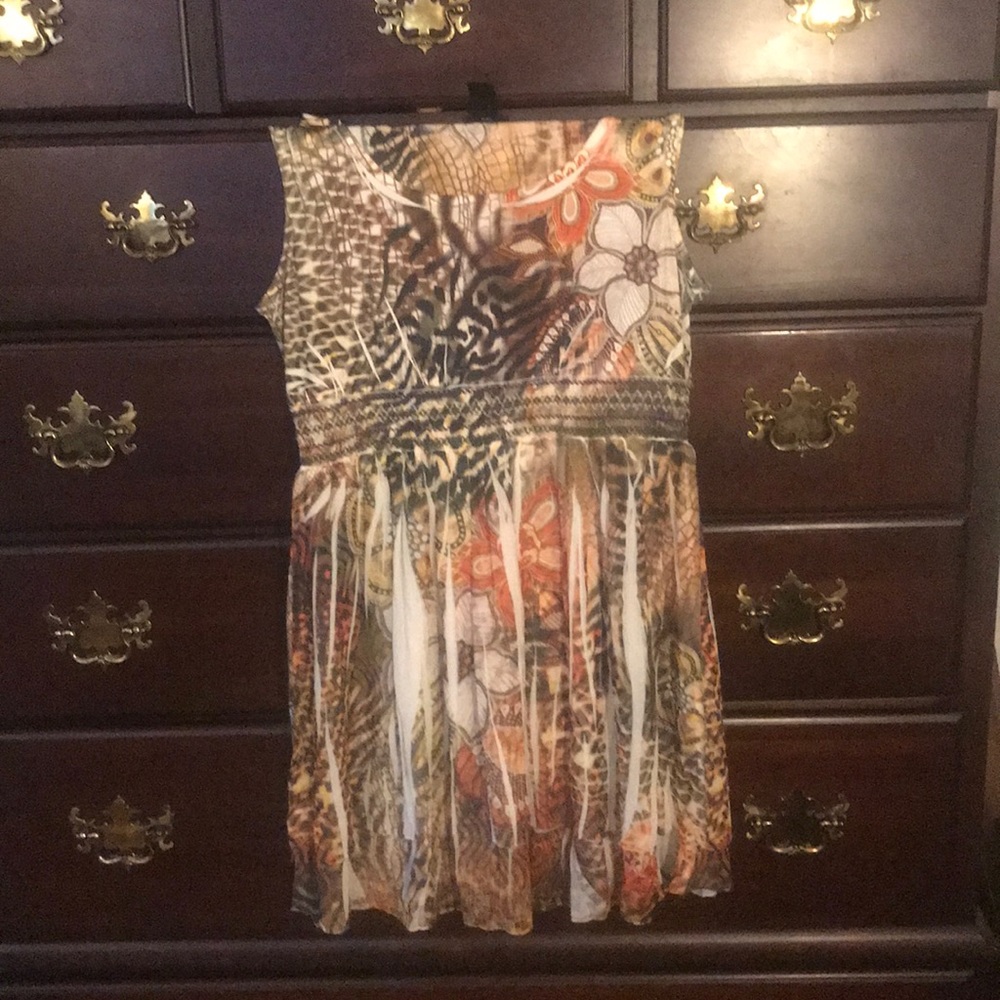 Style & company LP dress browns short dressNWOT